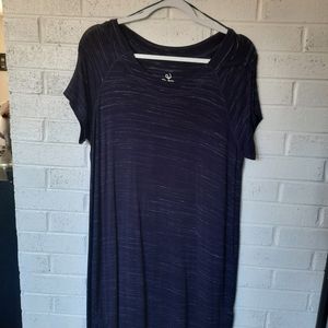 Made For Life Navy Hooded Dress